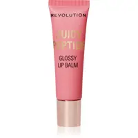 Revolution Juicy Peptide Lip Balm balzám na rty s peptidy odstín Shimmer Mai Tai Pink 8 ml