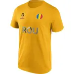 FANATICS UEFA EURO 2024 ROMANIA NATION FLAG Pánske tričko, zlatá, veľkosť
