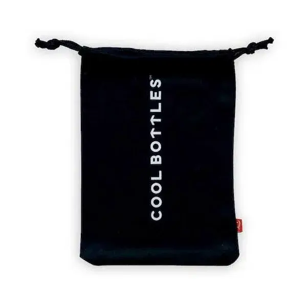 COOL BOTTLES BAG 330 ML Vrecúško na termofľašu, čierna, veľkosť