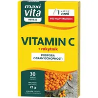 VITAR MAXI VITA HERBAL VITAMÍN C + RAKYTNÍK Výživový doplnok, , veľkosť