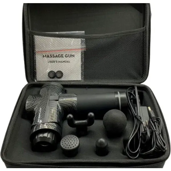 Rucanor SWISSPLATE Masážna pištoľ, čierna, veľkosť