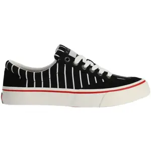 Tommy Hilfiger TOMMY JEANS SKATE CANVAS STRIPES Pánska voľnočasová obuv, čierna, veľkosť