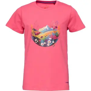 Head FLORIE Dievčenské tričko, ružová, veľkosť 116-122