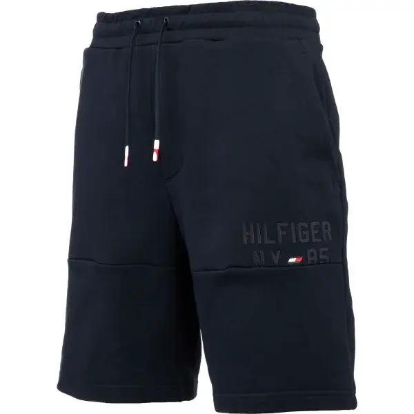 Tommy Hilfiger GRAPHIC SWEATSHORT Pánske šortky, tmavo modrá, veľkosť