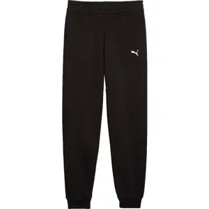 Puma ESSENTIALS SWEATPANTS FL B Detské tepláky, čierna, veľkosť