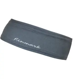 Finmark FUNCTIONAL HEADBAND Funkčná čelenka, tmavo sivá, veľkosť UNI