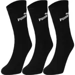 Puma SOCKS 3P Ponožky, čierna, veľkosť 39-42