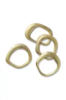 Krúžok na obrúsky ferm LIVING Flow 4-pak