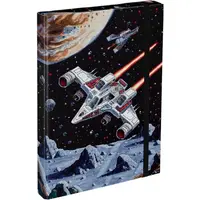 BAAGL PIXEL SPACE Obal na školské zošity A4, čierna, veľkosť