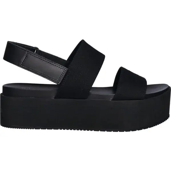 Calvin Klein FLATFORM SLING IN Dámske sandále, čierna, veľkosť