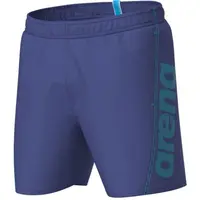 Arena FUNDAMENTALS LOGO BOXER Pánske športové šortky, fialová, veľkosť