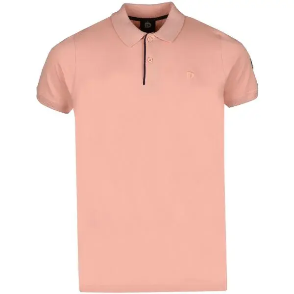 FUNDANGO MOLTON POLOSHIRT Pánske tričko polo, ružová, veľkosť