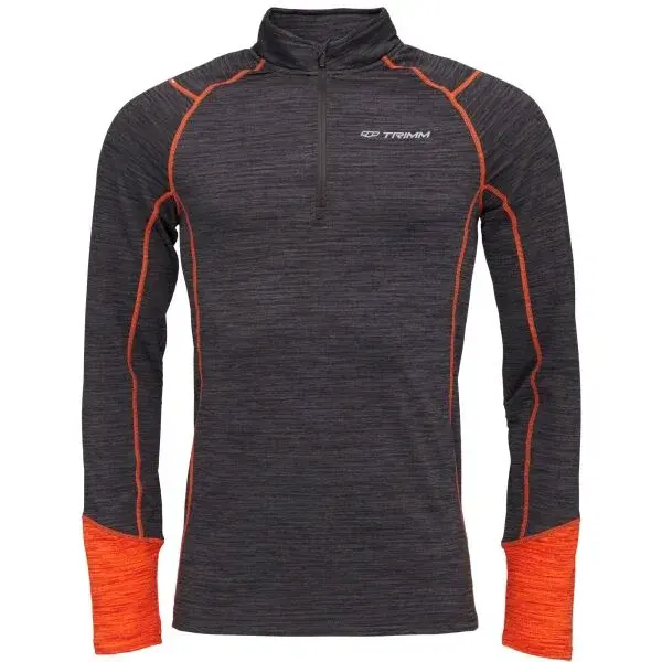 TRIMM CLINIC Pánska mikina, tmavo sivá, veľkosť XXXL