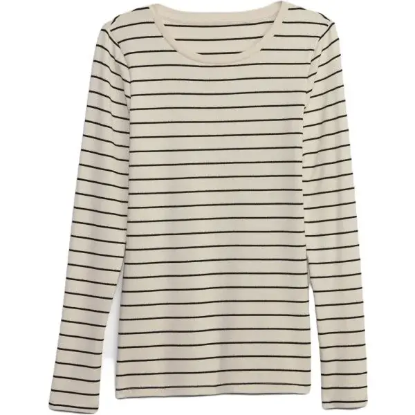 GAP LS MOD CREW SHINE Dámske tričko, biela, veľkosť