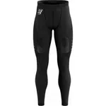 Compressport WINTER TRAIL UNDER CONTROL FULL TIGHTS M Pánske zateplené kompresné bežecké legíny, čierna, veľkosť