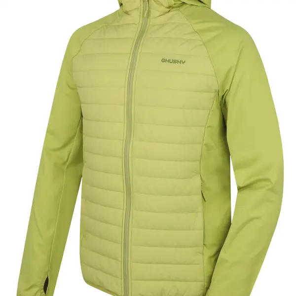 Husky Arya M L, light green Pánská hybrid mikina