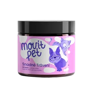 MOVIT ENERGY PET Snadné trávení s příchutí masa 100 tablet