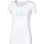 PROGRESS SASA CITYBIKE Dámske bambusové tričko, biela, veľkosť