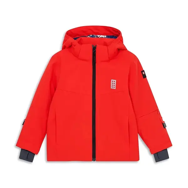 Dětská bunda Lego LWJAZ 802 červená barva, 11010971