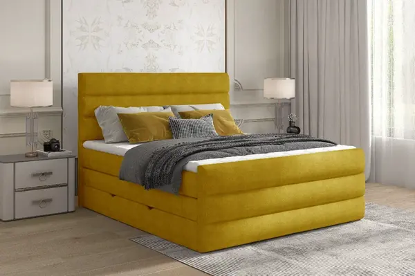 Boxspring Cande Rozměr: 160 x 200 cm, látka: Omega68