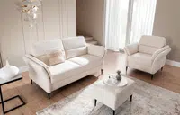 Taburet Fosano Nožičky: Nožičky kovové - chrom, látka: Riviera 61