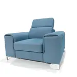 Křeslo Genova 75 - polohovací Nožičky: Chrom, látka: Cloud 74