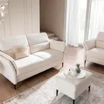 Taburet Fosano Nožičky: Nožičky kovové - chrom, látka: Riviera 59