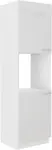 Vysoká skříňka na vestavnou troubu Lara 60 DP-210 2F Barva korpusu: Bílá, Barva dvířek: Bílý lesk