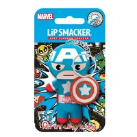 Lip Smacker Marvel Super Hero Lip Balm - Captain Americana balzám na rty a klíčenka 4 g