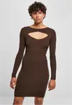 Women's dress Cut Out brown