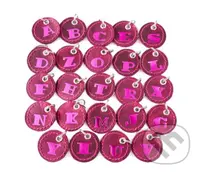 Klíčenka s písmenem růžová - T (Pull Up Růžová)