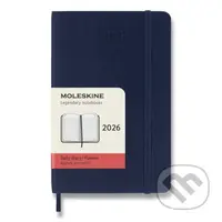 Moleskine – 12-mesačný denný diár 2026 - modrý (malý, mäkká väzba)
