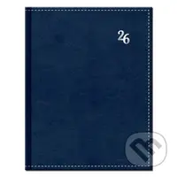 Manager diár NEAPOL 2026 (modrý) (12-mesačný, týždenný, A4, stĺpcový)