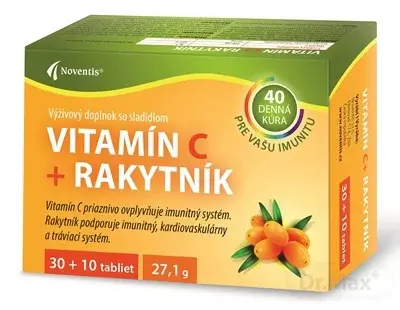 Noventis Vitamín C + Rakytník
