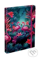 Dosky na školské zošity Baagl Plameniaky (A4)