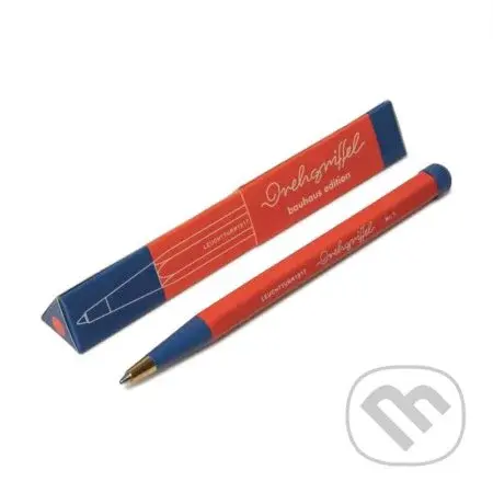 Drehgriffel Nr. 1 Red/Royal Blue Bauhaus Edition Ballpoint pen (Royal Blue ink)