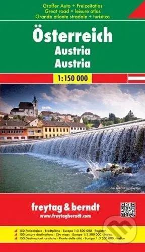 GAOEN Velký autoatlas Rakouska