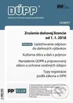 DÚPP 15/2017 (Zrušenie daňovej licencie od 1.1.2018, ...)