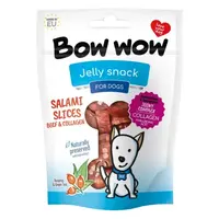 BOW WOW Jelly snack Salámové kolieska hovädzie a kolagén pre psov 80 g
