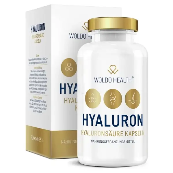 WOLDOHEALTH Kyselina hyalurónová 90 kapsúl