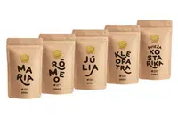 Káva Zlaté Zrnko - Spoznaj 5 káv na moku 1000g (Mária, Rómeo, Júlia, Kostarika, Kleopatra)