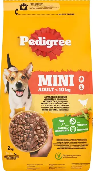 PEDIGREE granule Mini Adult hydina so zeleninou