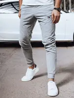 Pánské dresové joggery světle šedé