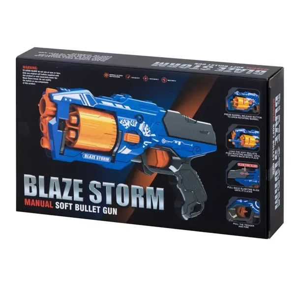 Detská pištoľ Blaze Storm + 20 nábojov-MOVEO