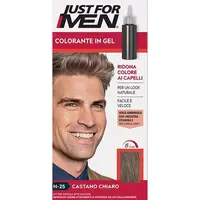 2 ks Just For Men H-25 Farebný gél na vlasy svetlo hnedá