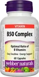 WEBBER NATURALS B-Komplex Forte 50 mg 80 kapsúl