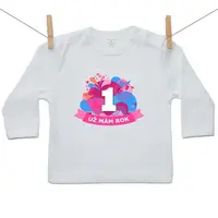 Boodyy Tričko s dlhým rukávom Už mám 1 rok Rúžová 140 (9-10 rokov)