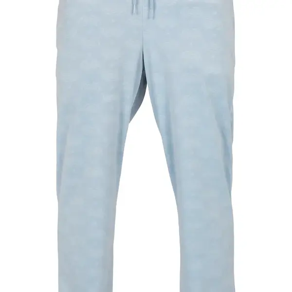 Southpole AOP Velur Pants babyblue