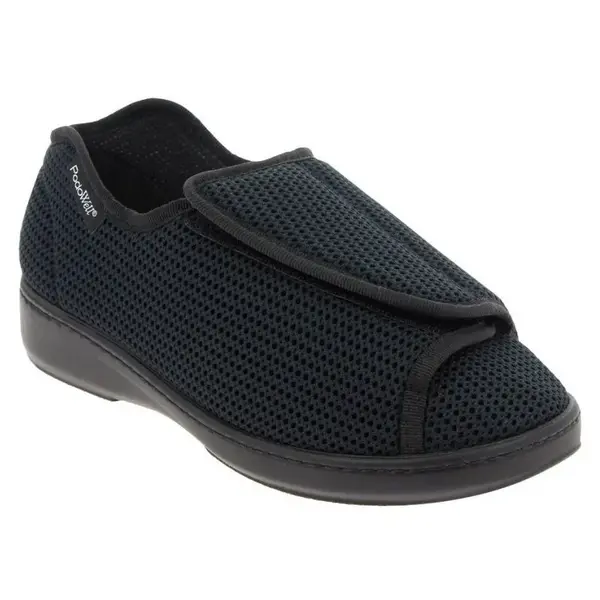 PodoWell ABITA polobotka pro oteklé nohy unisex černá, velikost: 47