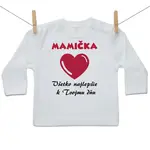 Boodyy Tričko s dlhým rukávom Všetko najlepšie Mamička 134 (8-9 rokov)